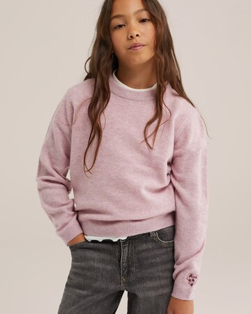 WE Fashion Pullover i pink: forside