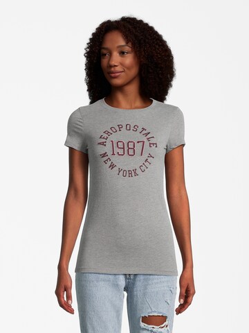 T-shirt 'JKI 1987' AÉROPOSTALE en gris : devant