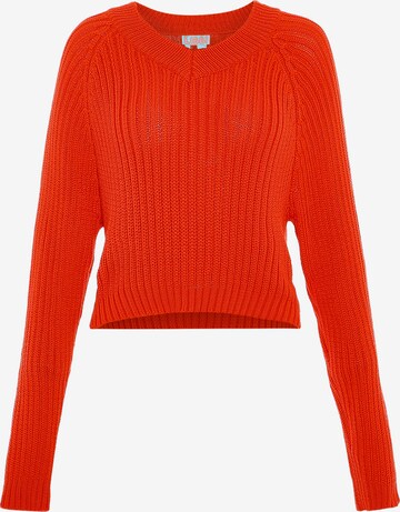 Libbi Sweater in Red: front