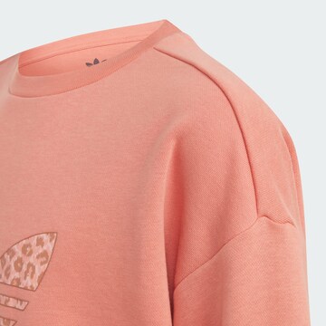 ADIDAS ORIGINALS Sweatshirt 'Animal Graphic Print Bf' in Rood