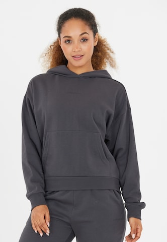 Athlecia Kapuzenpullover 'Ruthie' in Grau: Vorderseite