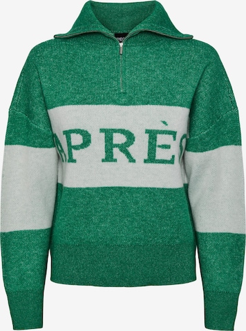 PIECES - Pullover 'Jordan' em verde: frente