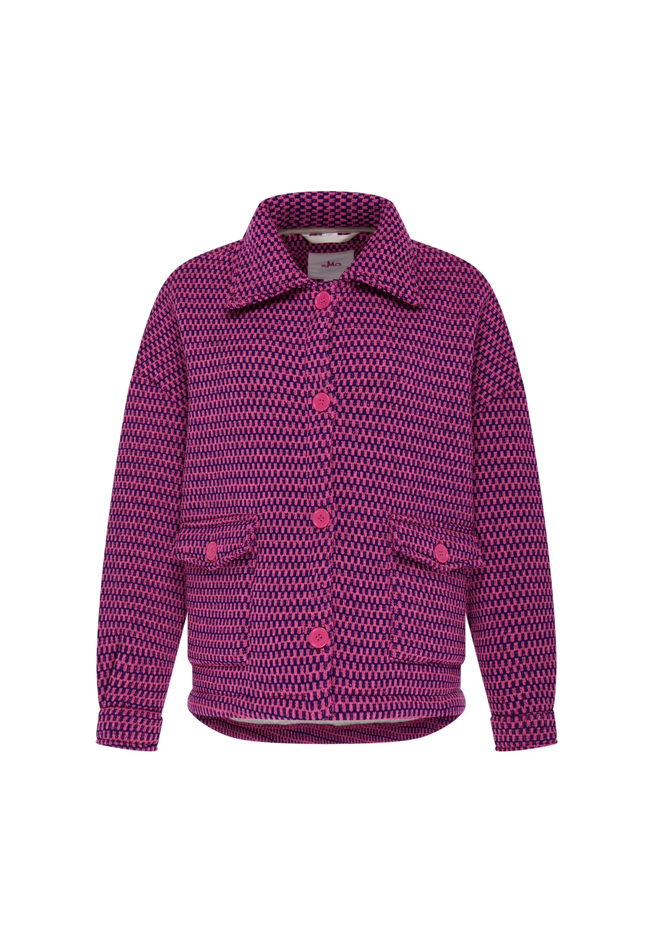 MYMO Fleece jacket in Purple: front