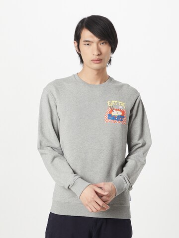 SCOTCH & SODA Sweatshirt in Grijs: voorkant