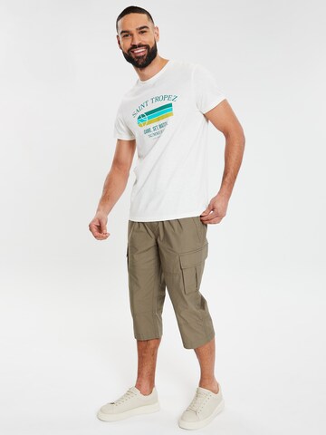Threadbare Regular Cargobroek 'Bruce' in Groen