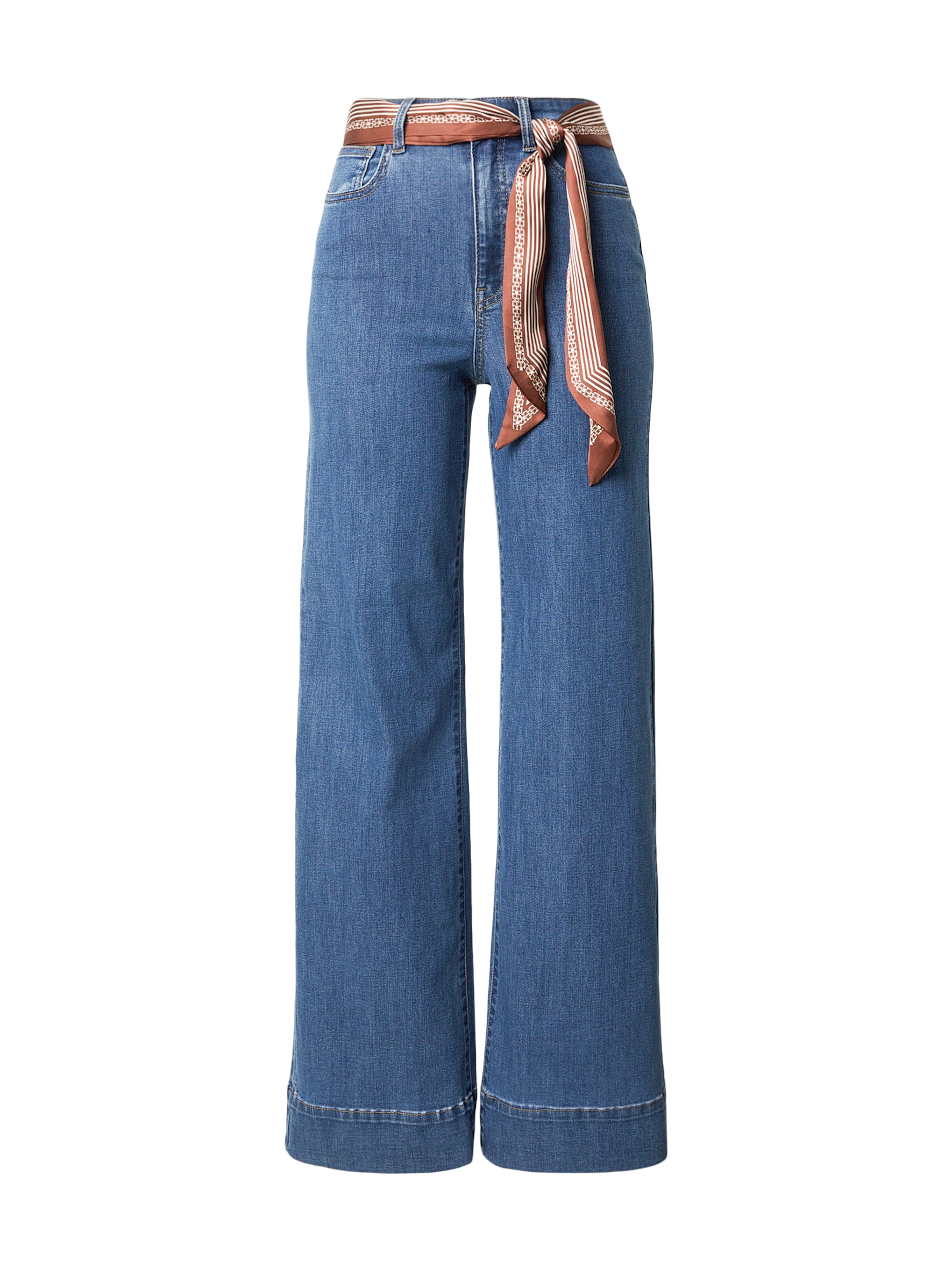 ONLY Jean 'ONLMadison' en crème / bleu / chocolat, Vue avec produit