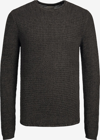 JACK & JONES Sweater 'Phil' in Brown: front