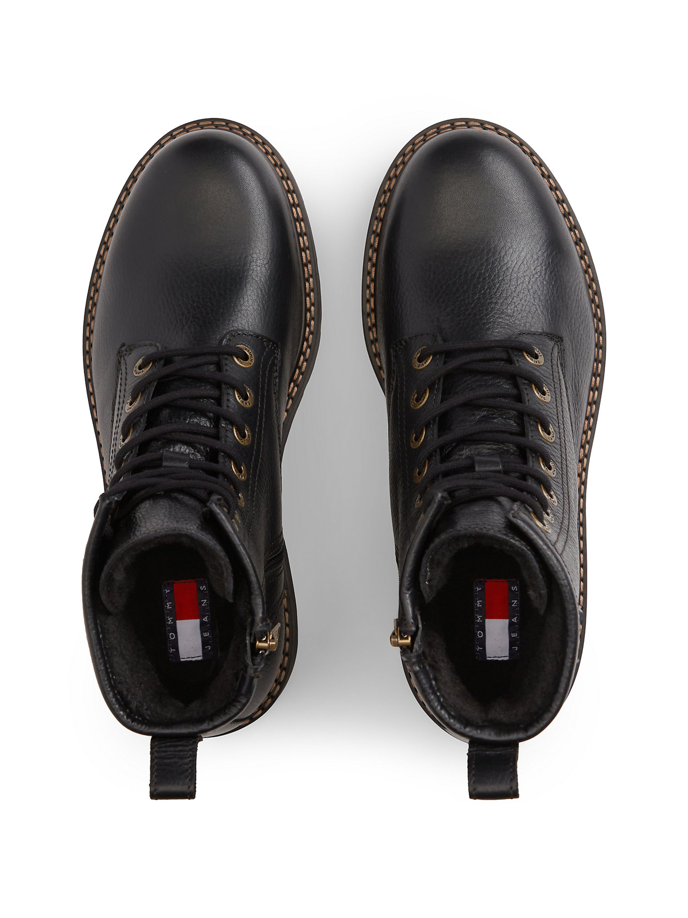 Boots stringati 'ARCHIVE '01' di Tommy Jeans in nero