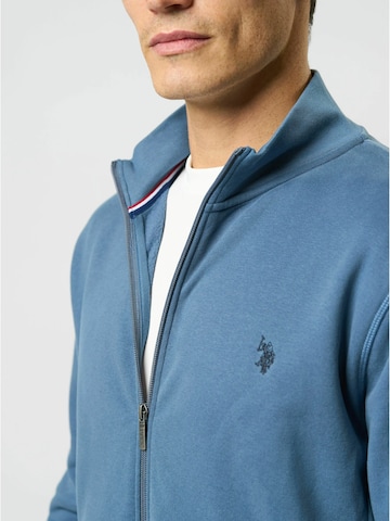 U.S. POLO ASSN. Sweatjacke 'Oscar' in Blau