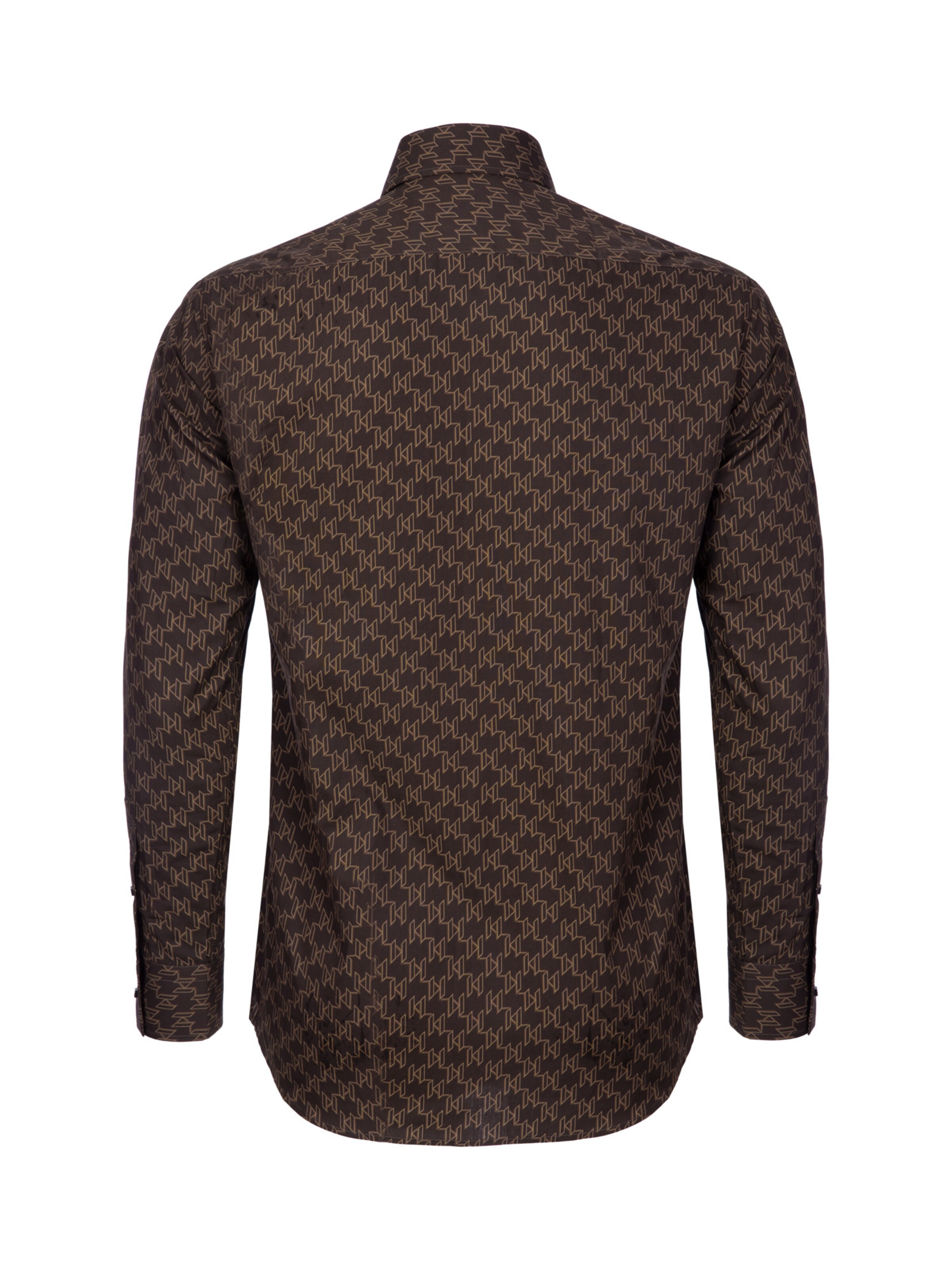 Karl Lagerfeld - Regular Fit Camisa '605000' em castanho