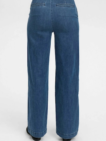 NÜMPH Regular Farkut 'AMBER' värissä sininen