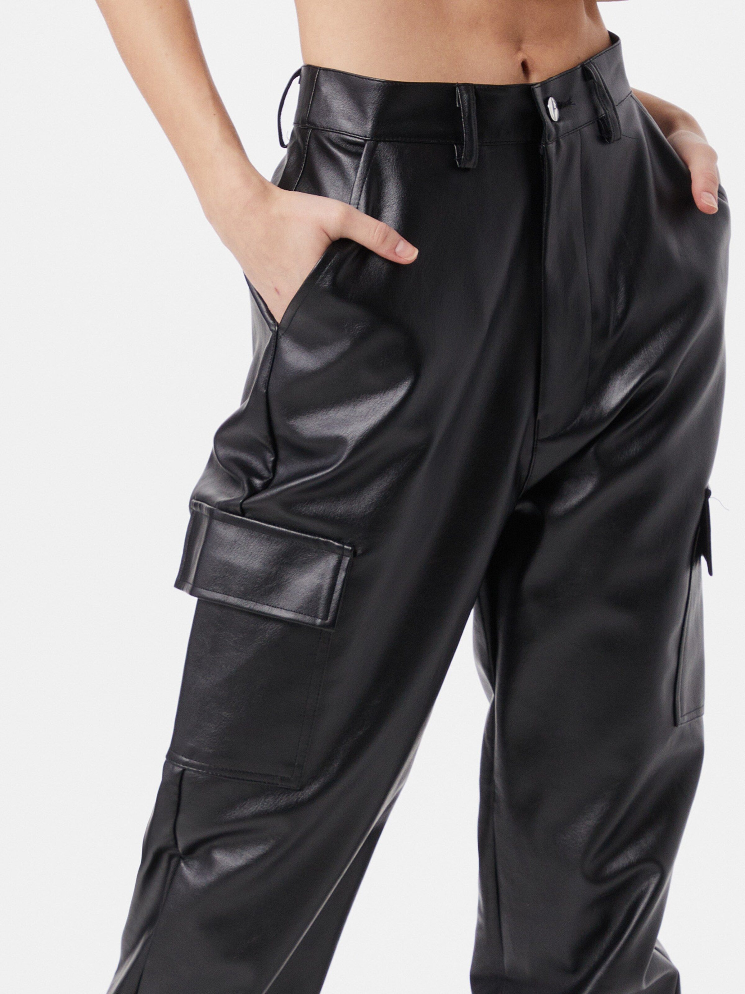 Frauen Große Größen Missguided Hose in Schwarz - KQ51178