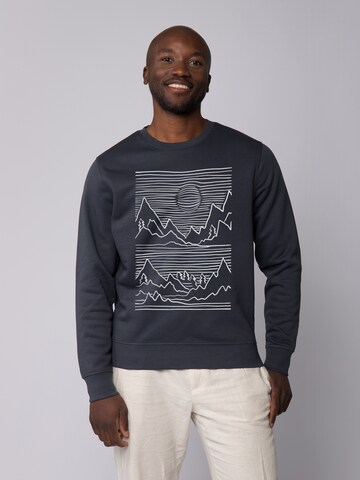 Felpa 'Mountains' di Watapparel in grigio