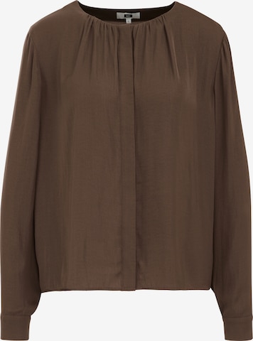 WE Fashion Blouse in Green: front