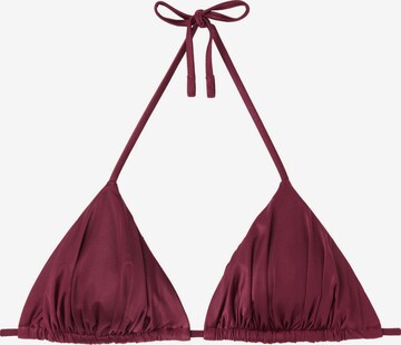 CALZEDONIA Triangle Bikini Top in Purple: front