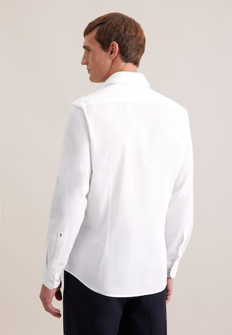 SEIDENSTICKER Slim fit Button Up Shirt in White