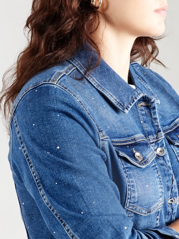 ONLY Carmakoma Between-Season Jacket 'CARWILLY' in Blue