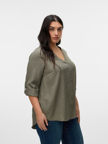 Vero Moda Curve Blouse 'VMMelaney' in Green: front