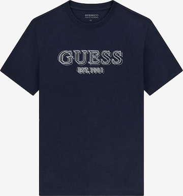 Maglietta di GUESS in blu: frontale