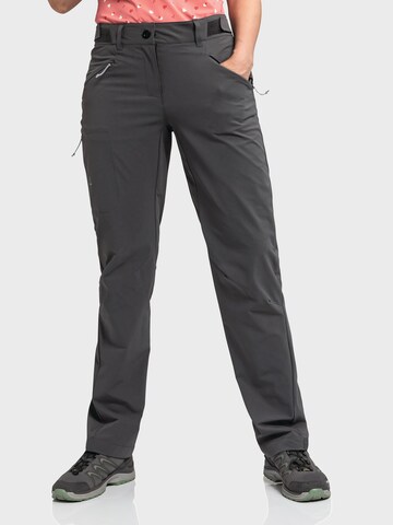 Schöffel Regular Outdoor Pants in Grey: front