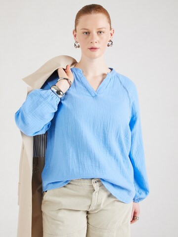 ONLY Carmakoma Blouse 'THYRA' in Blue: front
