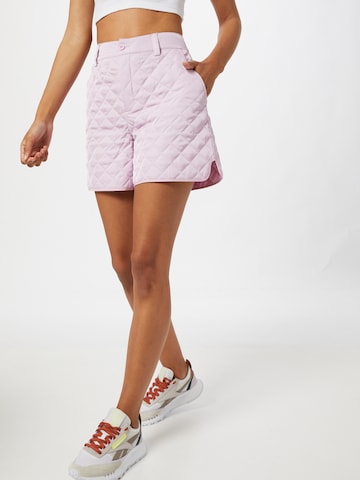 modström Regular Trousers 'Island' in Pink: front