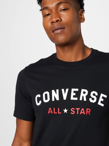 CONVERSE T-Shirt 'All Varsity' in Schwarz