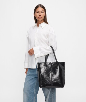 Borsa a spalla di Liebeskind Berlin in nero: frontale