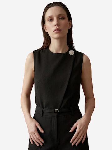My fashion Suit vest in Black: front