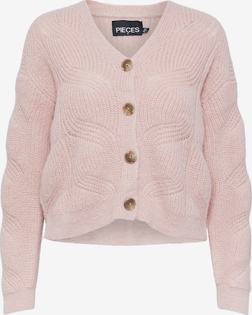 PIECES Strickjacke 'Cornelia' in Pink: predná strana