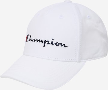 Casquette Champion Authentic Athletic Apparel en blanc : devant