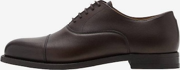 MANGO MAN Schnürschuh 'Turin' in Braun: Vorderseite