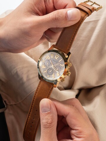 Orologio analogico 'PARKER' di GUESS in oro