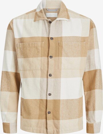 JACK & JONES Button Up Shirt 'Pete' in White: front
