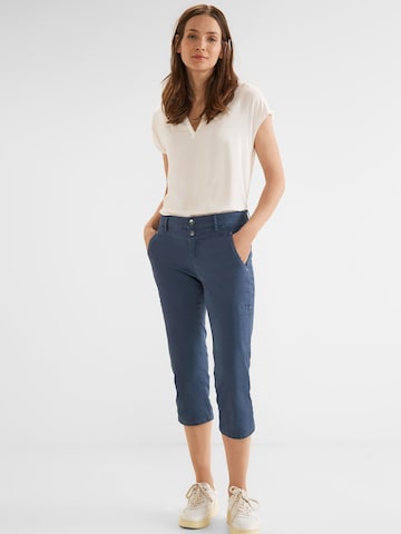 Coupe slim Pantalon STREET ONE en bleu