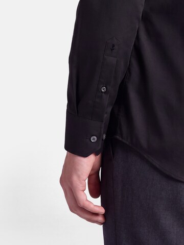 SEIDENSTICKER Regular Fit Hemd in Schwarz