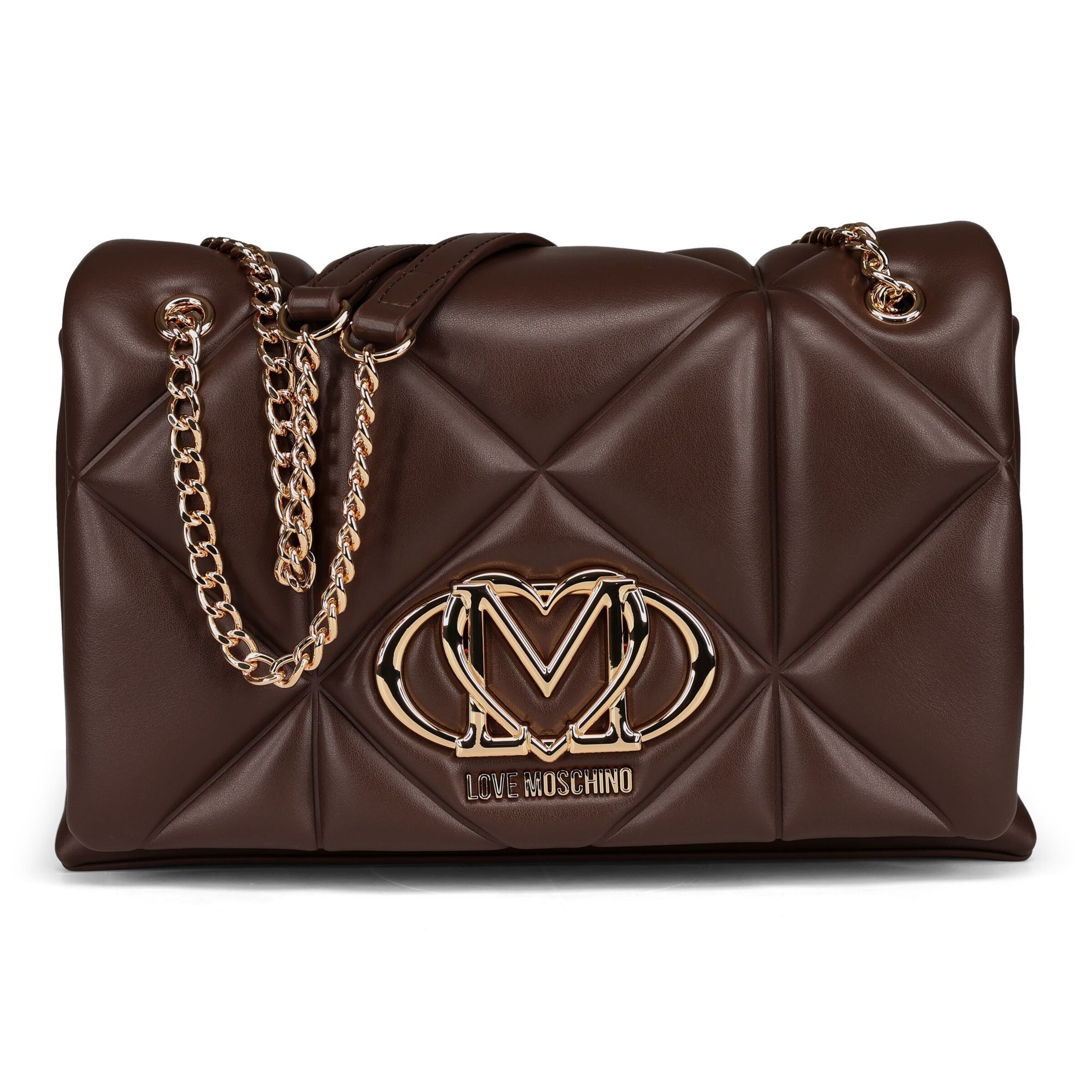 Love Moschino Crossbody Bag in Brown: front