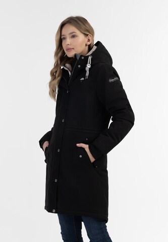 Schmuddelwedda Funkcionális kabátok 'Penninsula' - fekete: elől