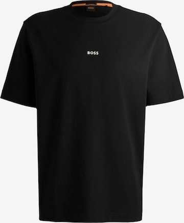 HUGO BOSS Shirt in Zwart: voorkant