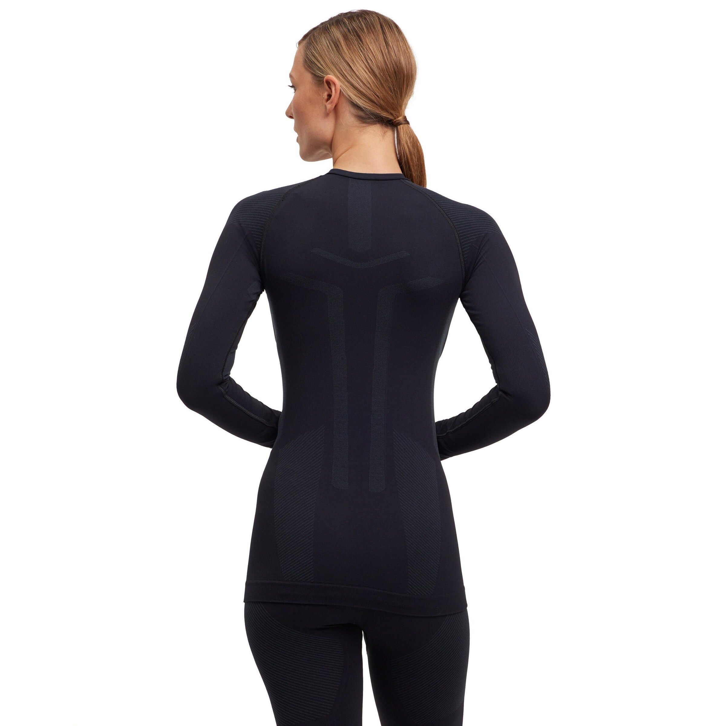 FALKE Performance Shirt 'Warm' in Black