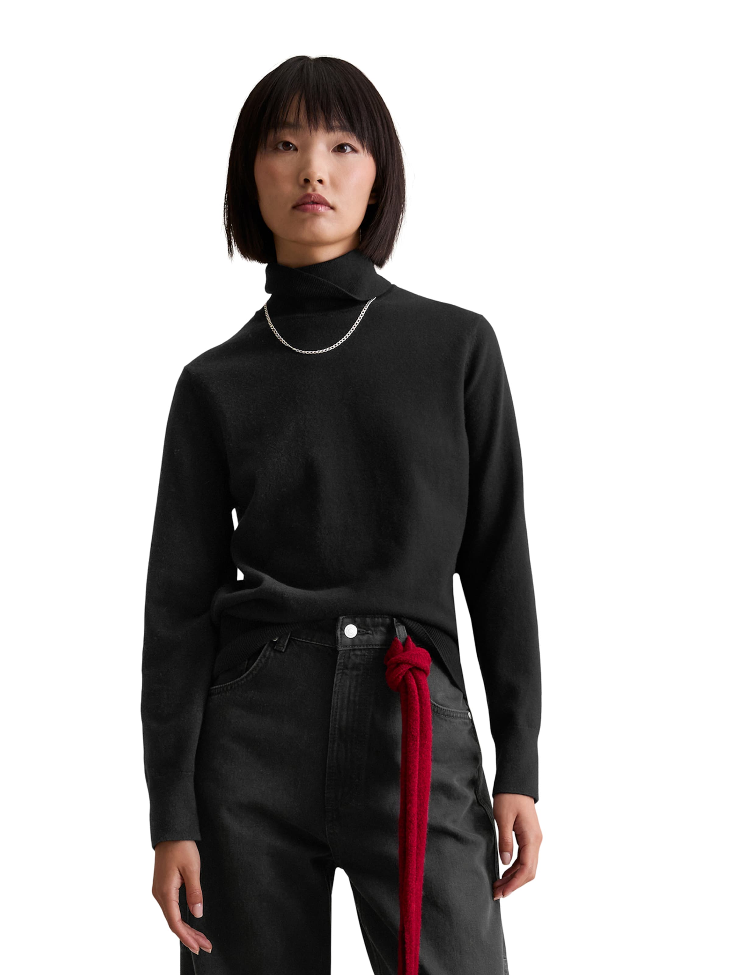 Pull-over Marc O'Polo DENIM en noir : devant