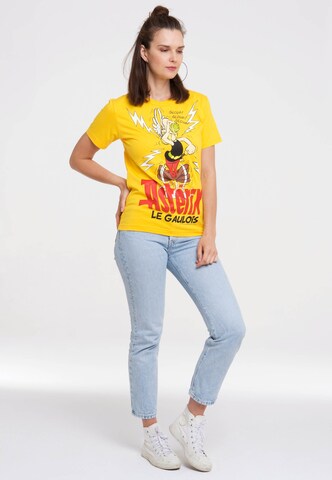 LOGOSHIRT Shirt 'Asterix der Gallier - Asterix' in Yellow
