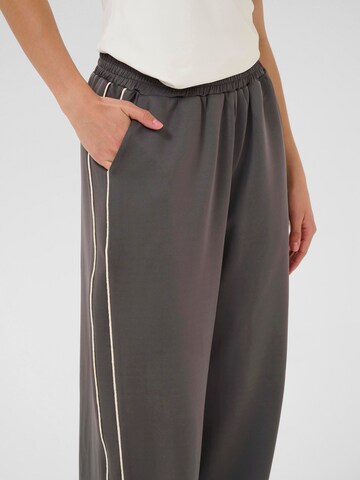 Kaffe Wide leg Byxa 'Cory' i svart
