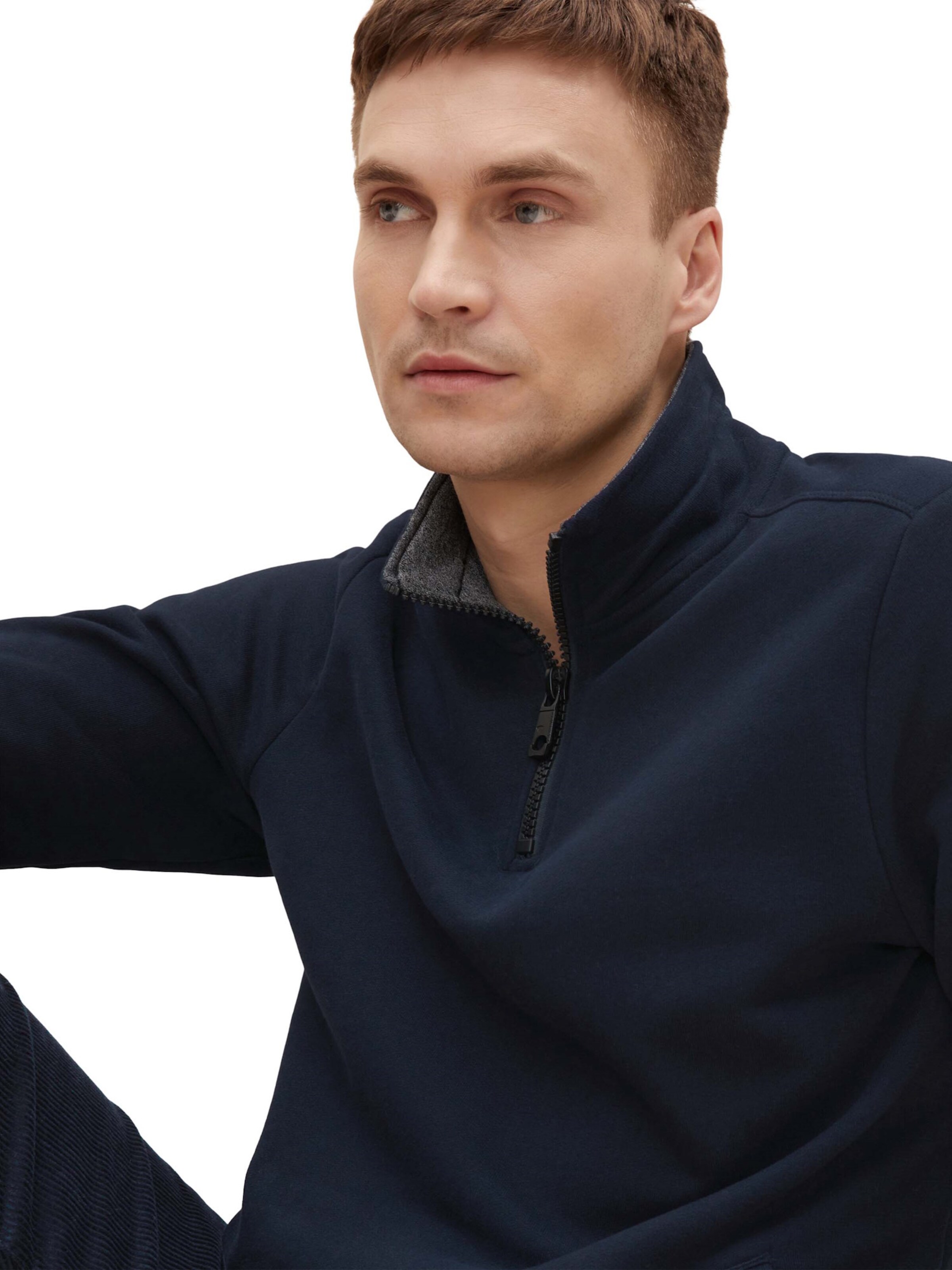 TOM TAILOR Sweatshirt in Blau