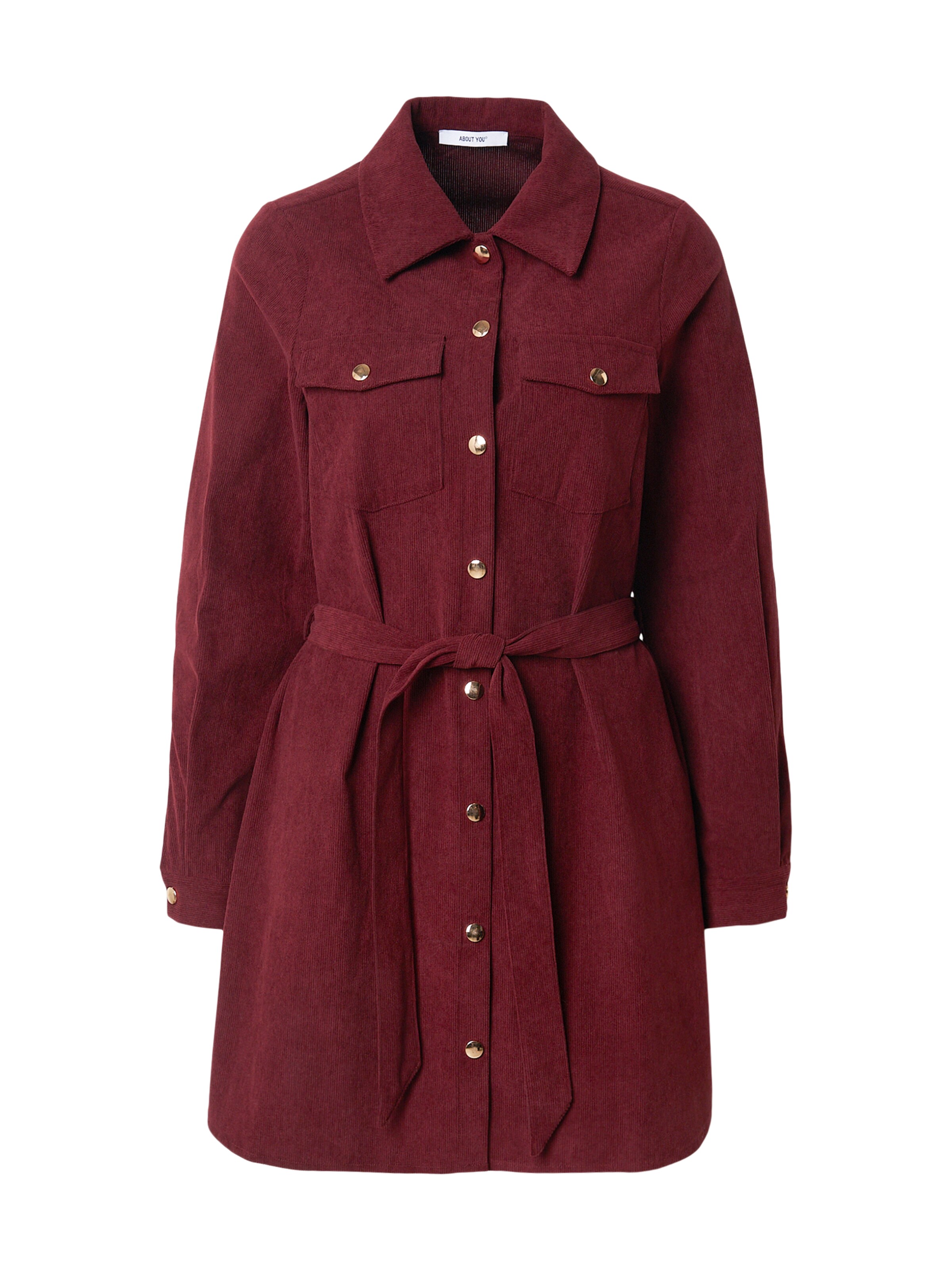 ABOUT YOU Skjortklänning 'Farina' i röd: framsida