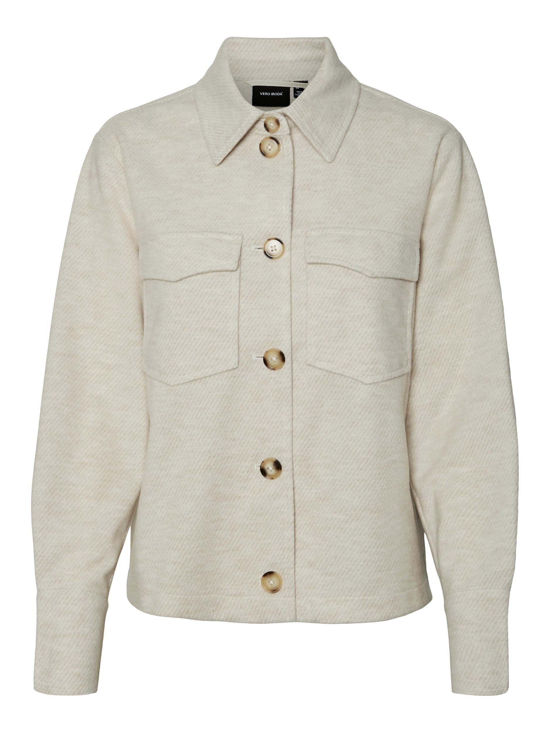 Giacche Donna VERO MODA Giacca di mezza stagione in Grigio Chiaro Giacche Donna VERO MODA Giacca di mezza stagione in Grigio Chiaro