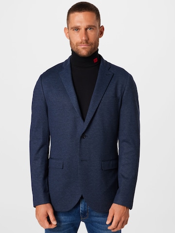 Coupe regular Veste de costume 'George' Matinique en bleu : devant