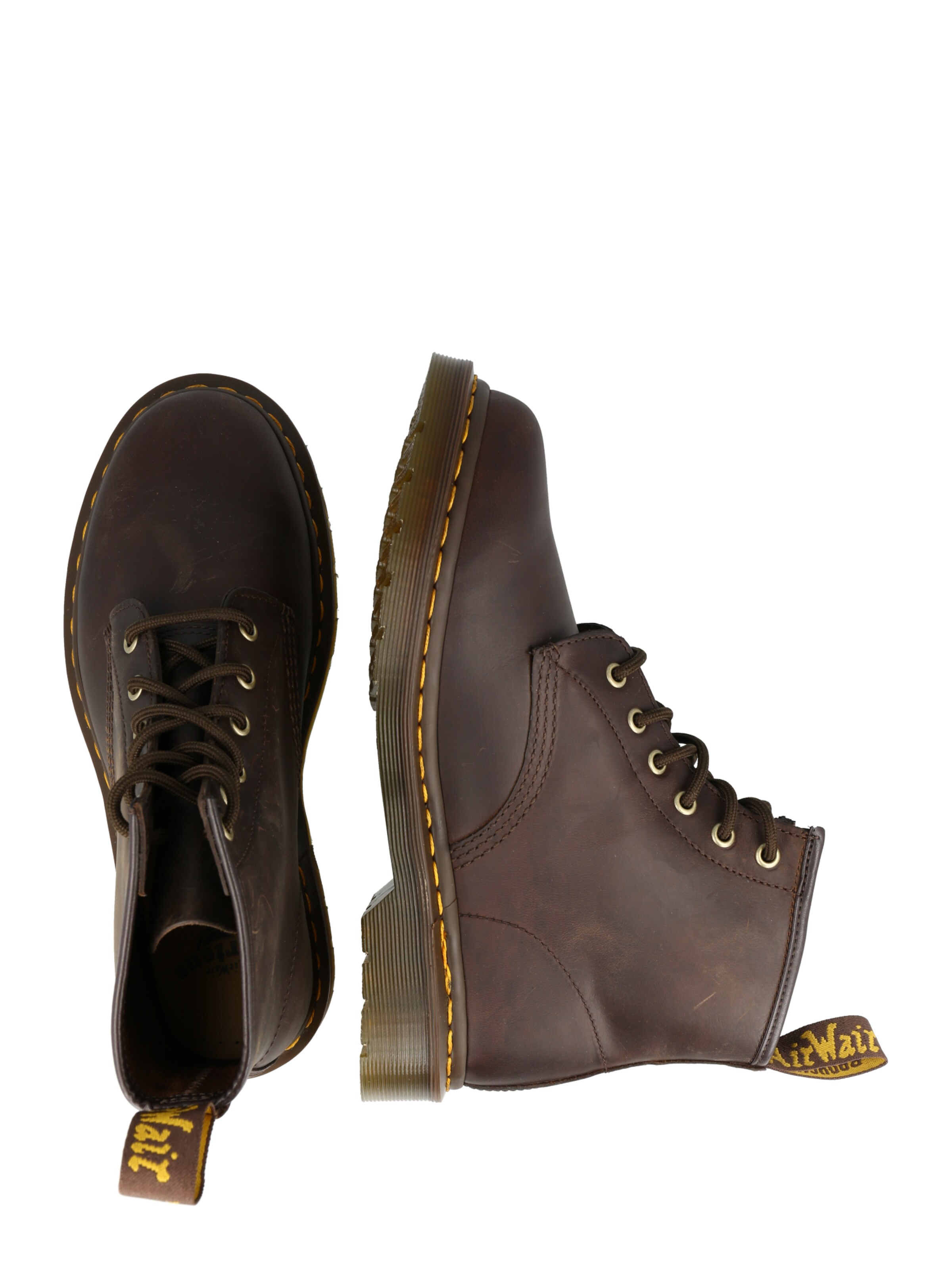 Dr. Martens Botki sznurowane w kolorze brązowy