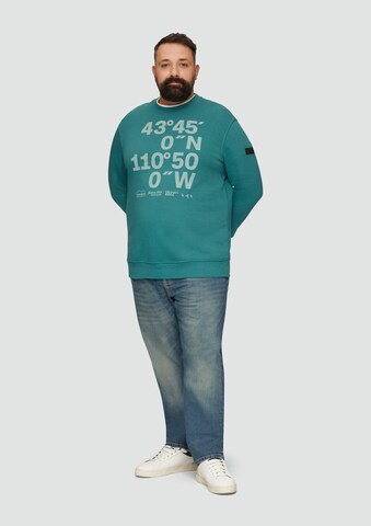 Sweat-shirt s.Oliver en bleu