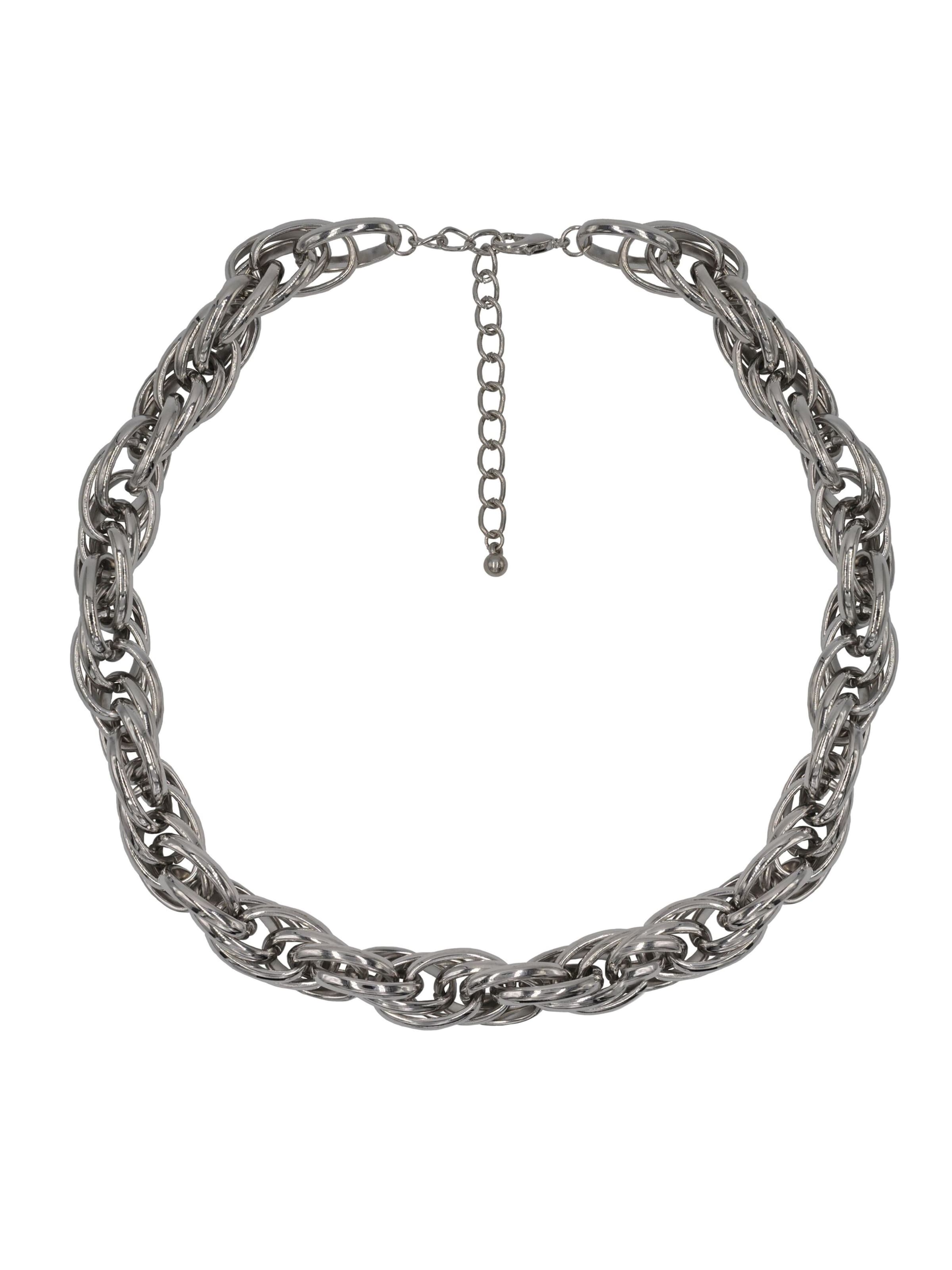 Steuer Necklace in Silver: front